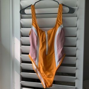 Multicolored One-Piece Swimsuit